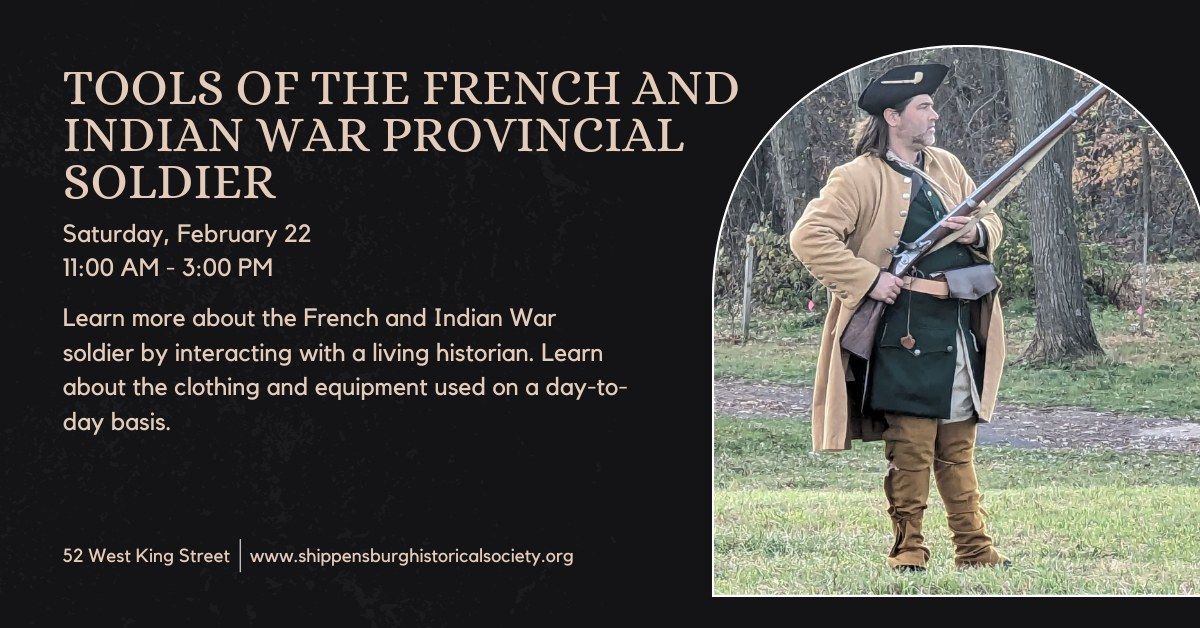 The French and Indian War Provincial Soldier