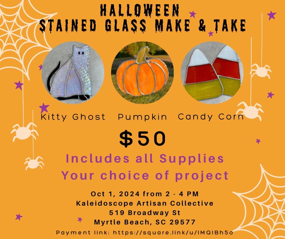 Halloween Stained Glass Make & Take