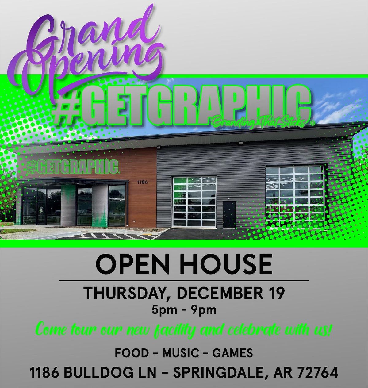 Grand Opening Celebration at GetGraphic