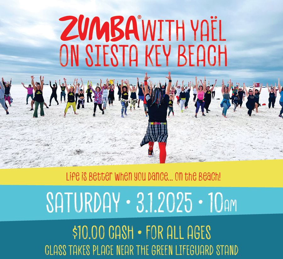 Zumba on Siesta Key Beach