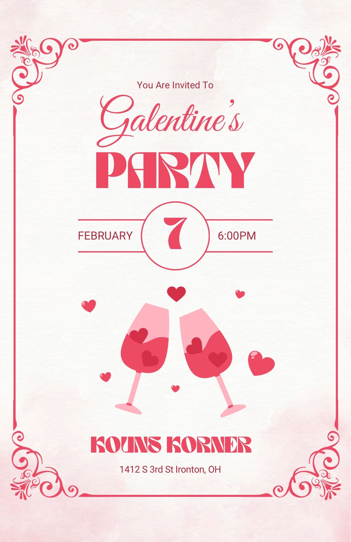 Galentine\u2019s Night at Kouns Korner