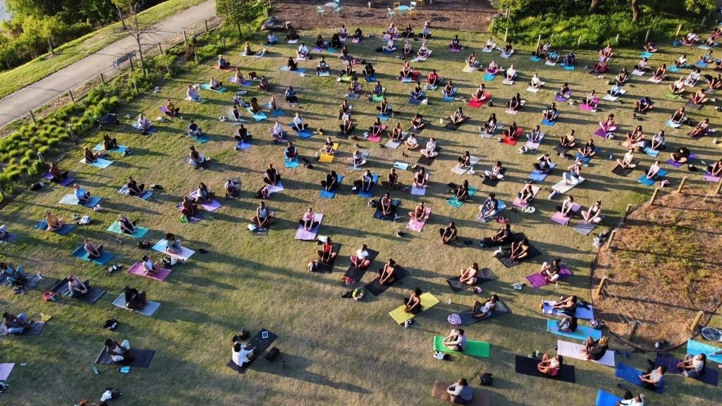 Yoga on the River