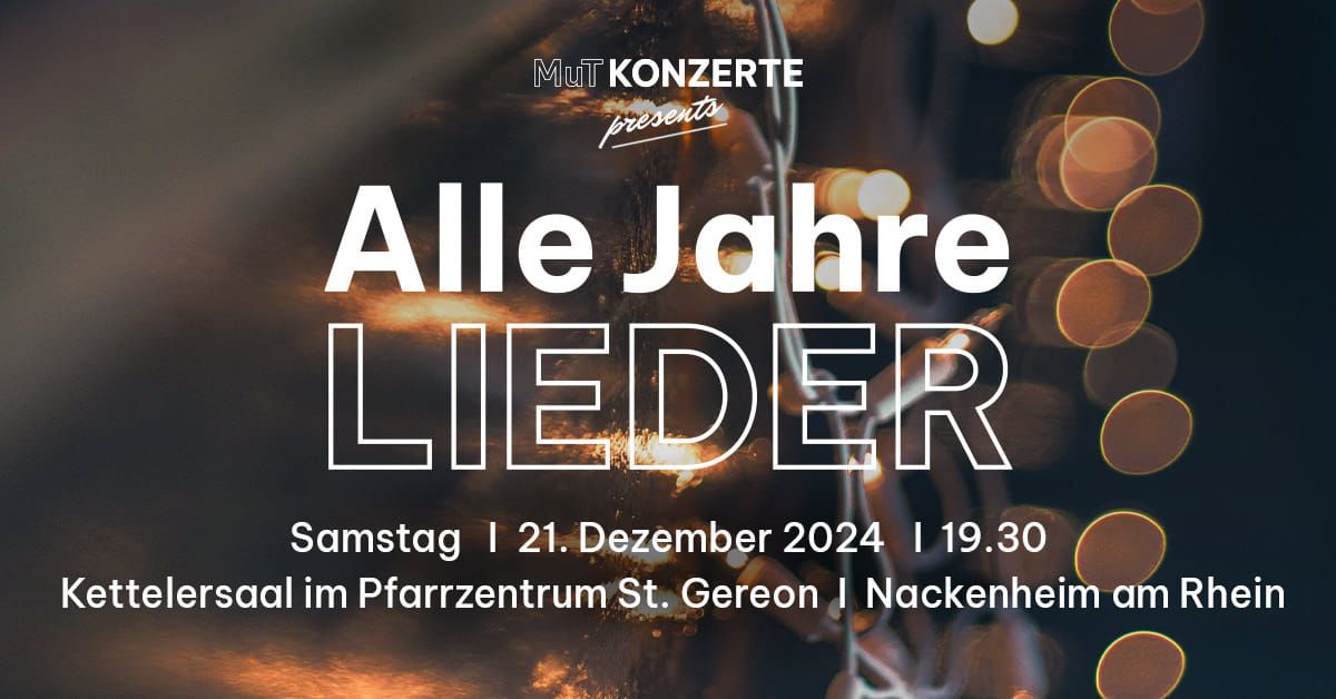 Alle Jahre Lieder - Das Weihnachtssingen!