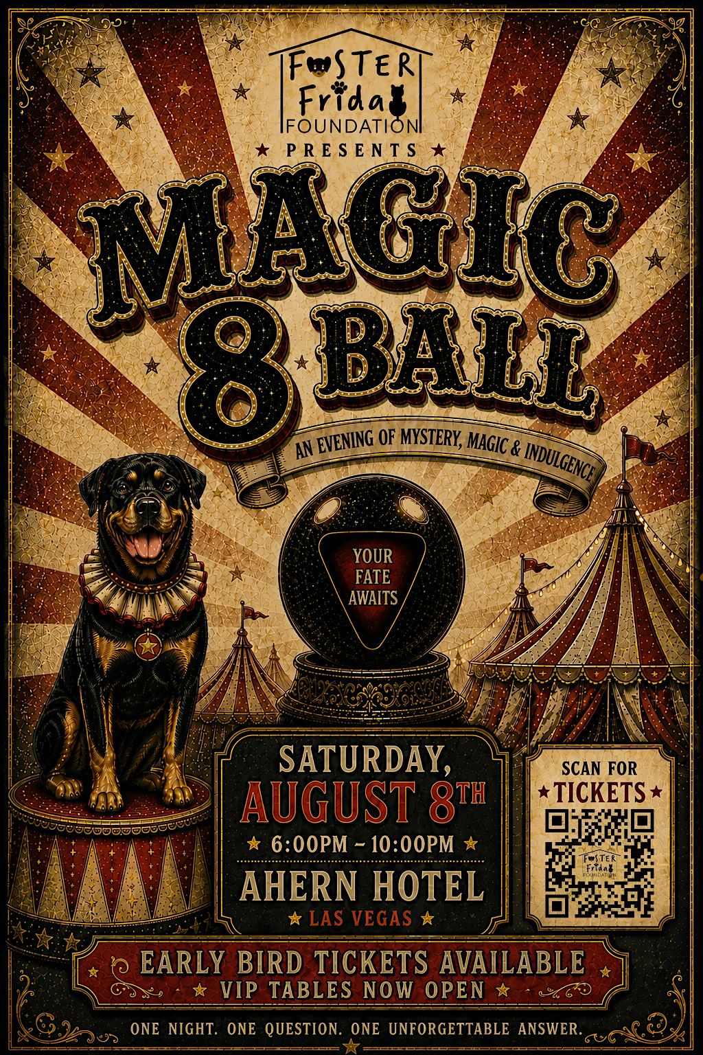 Foster Friday Foundation Fundraiser: Magic 8 Ball
