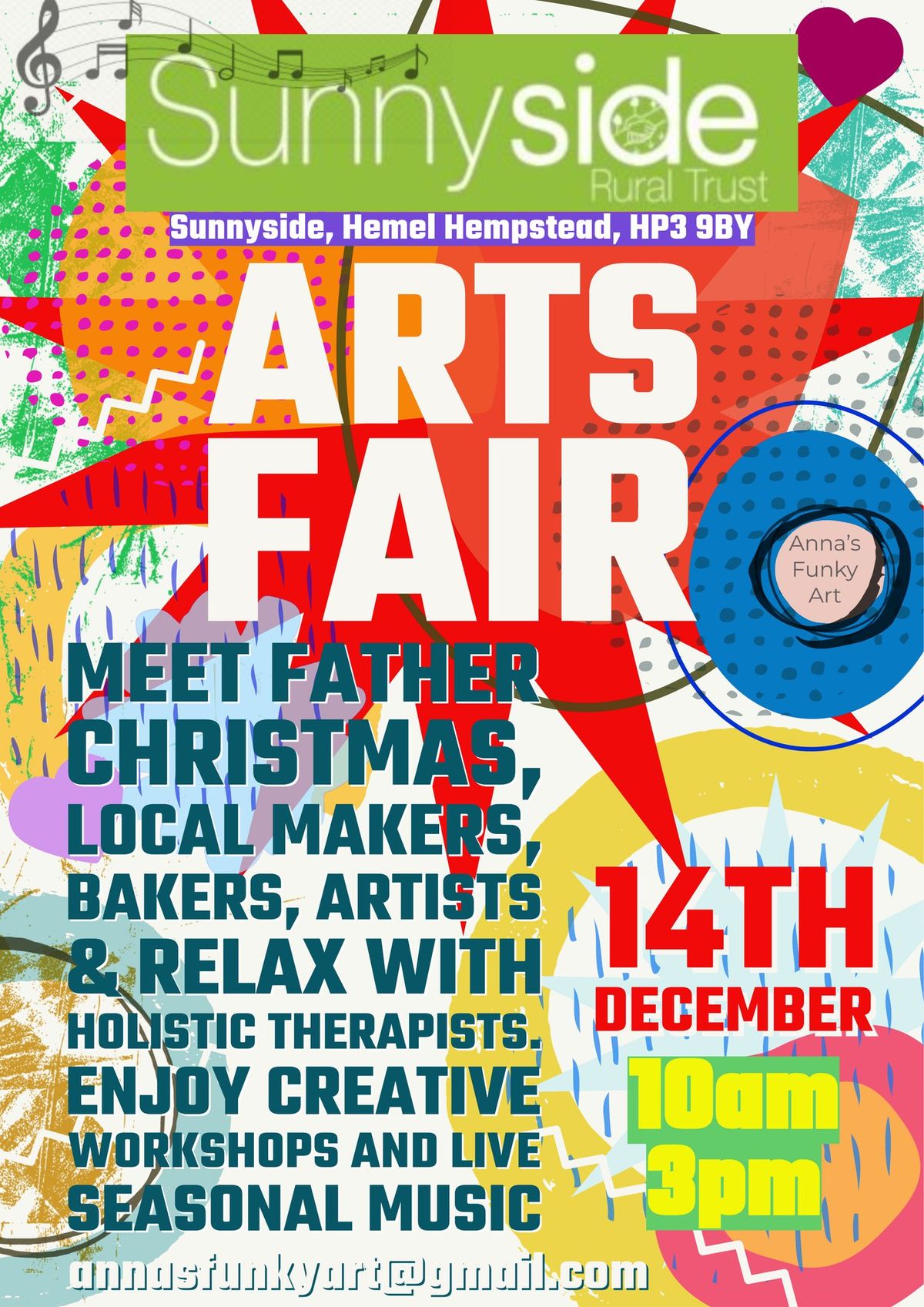 Sunnyside Christmas Arts Fair Fun Day