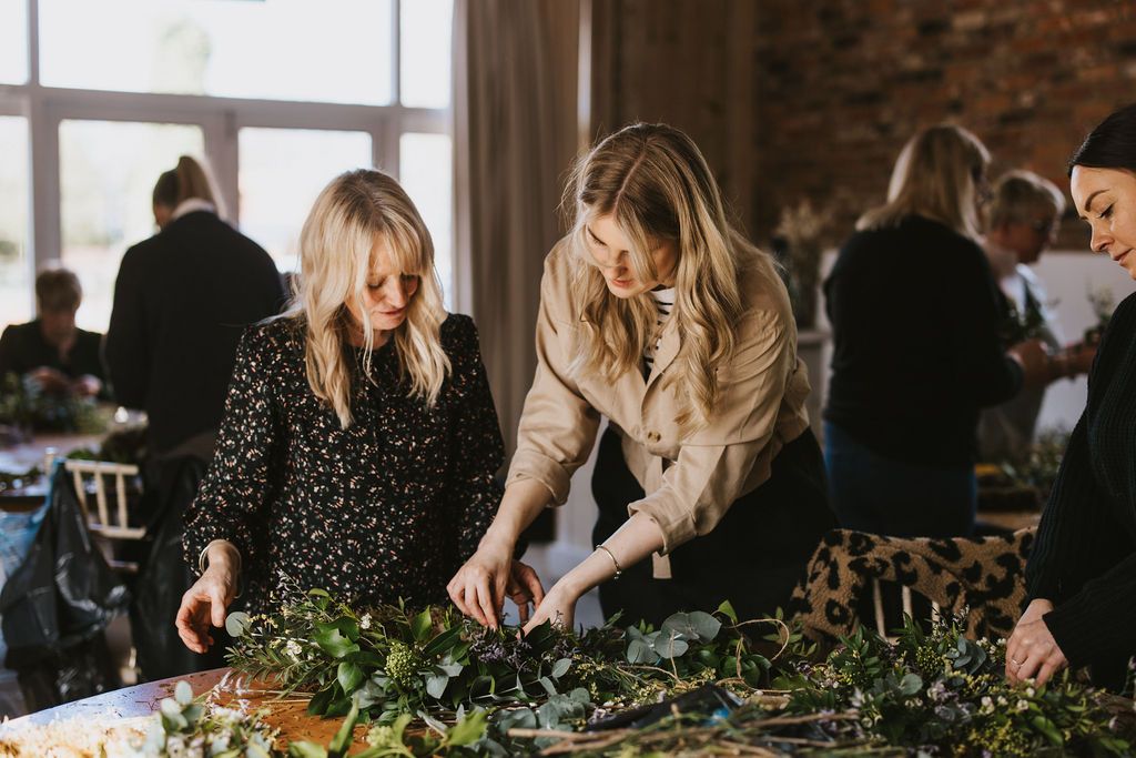 Spring Wreath Making Workshop with Seaholly Floral Design