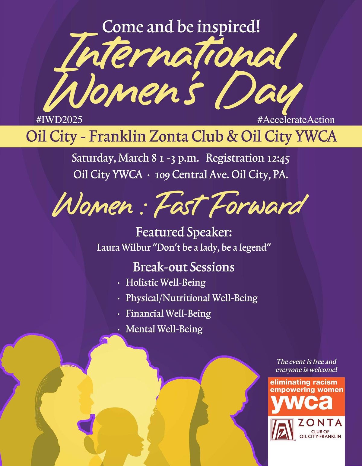 3rd Annual International Woman\u2019s Day Event - Women: Fast Forward