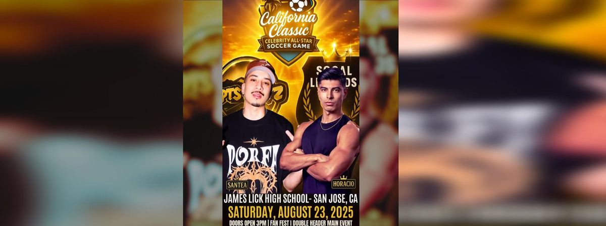 CALIFORNIA CLASSIC CELEBRITY ALL STAR SOCCER GAME 
