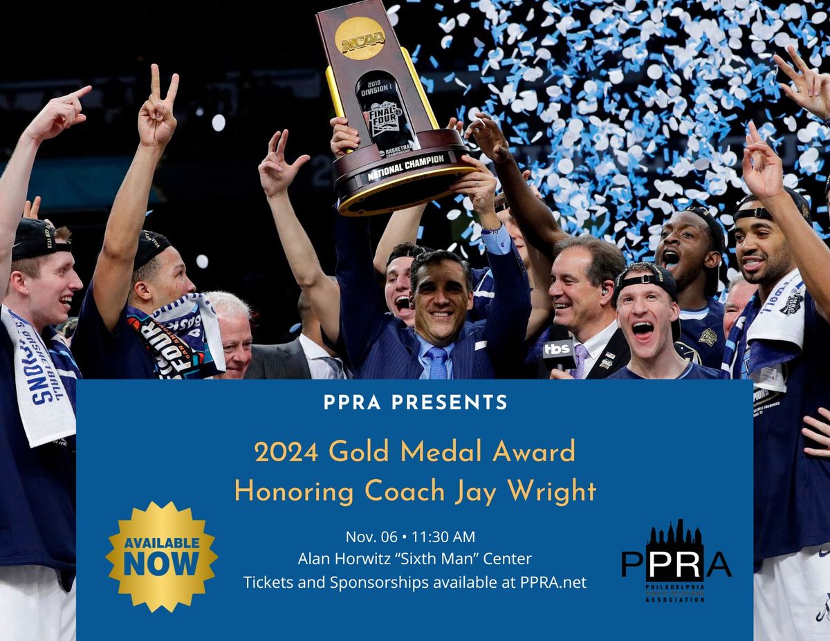 PPRA Gold Medal Award to Honor Coach Jay Wright