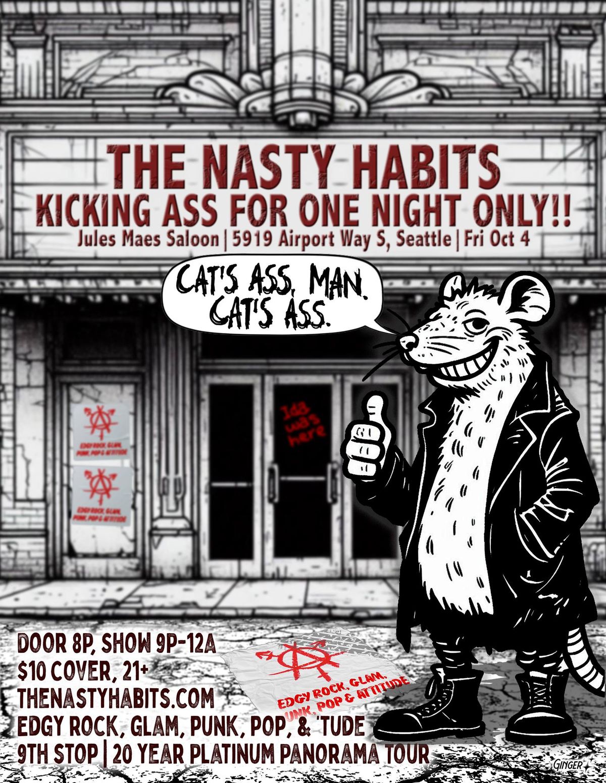 The Nasty Habits @ Jules Maes Saloon