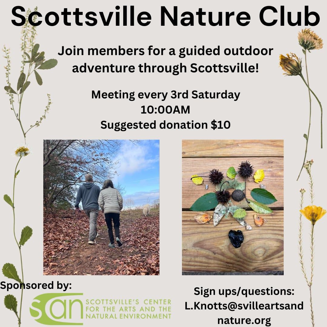 Scottsville Nature Club: First Meeting!