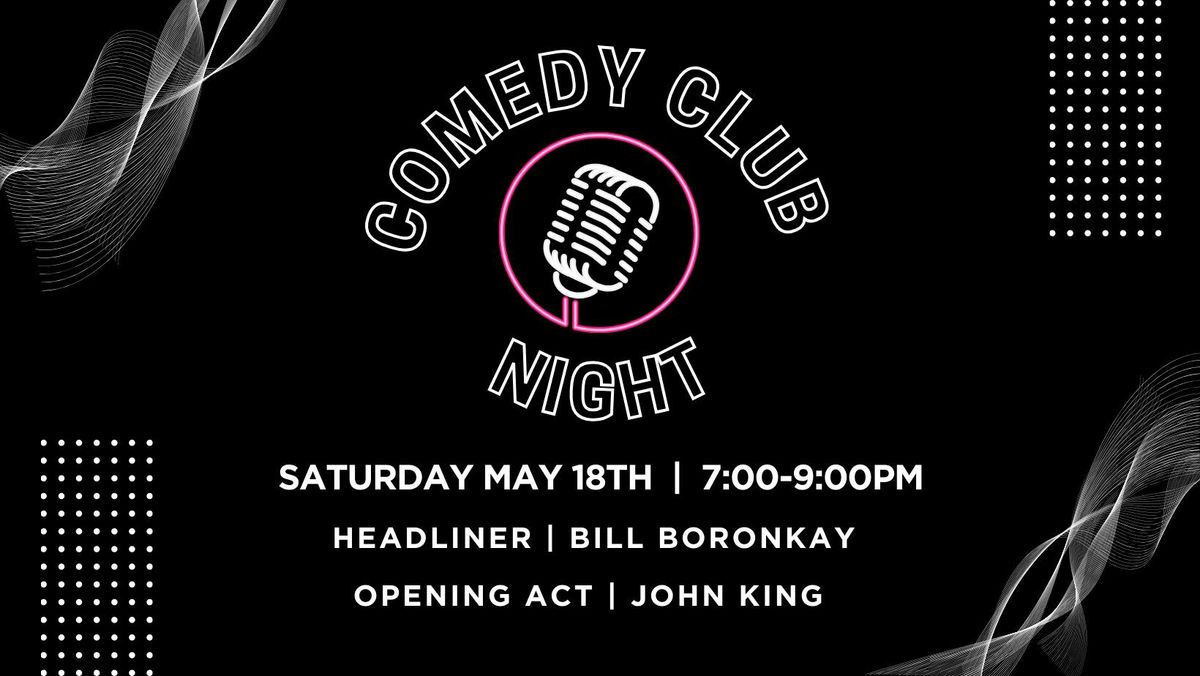 Comedy Club Night Under The Stars | Saturday, May 18th | 7:00pm-9:00pm