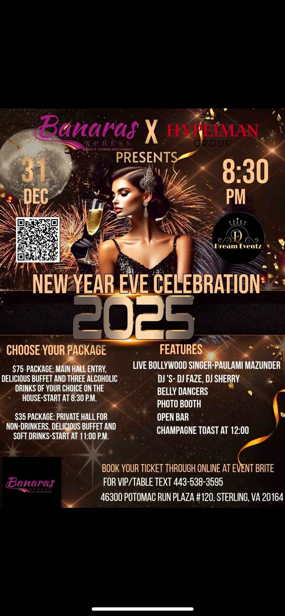 DMV Bollywood New Years Eve Party