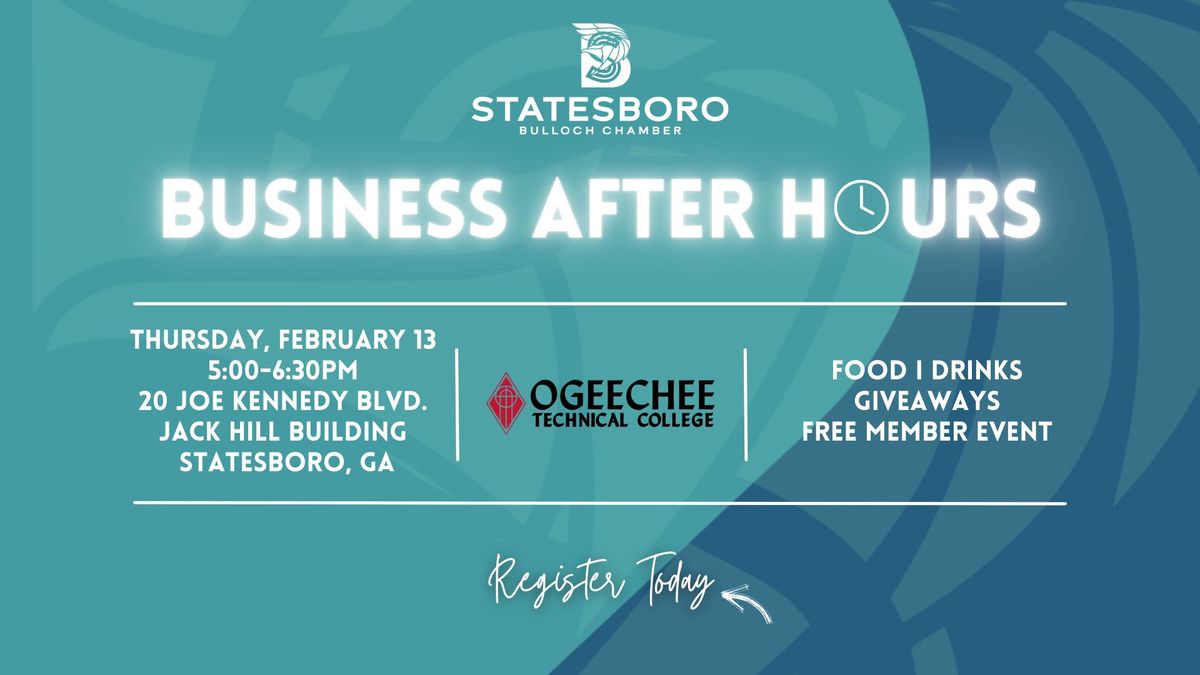 Business After Hours - Ogeechee Tech 