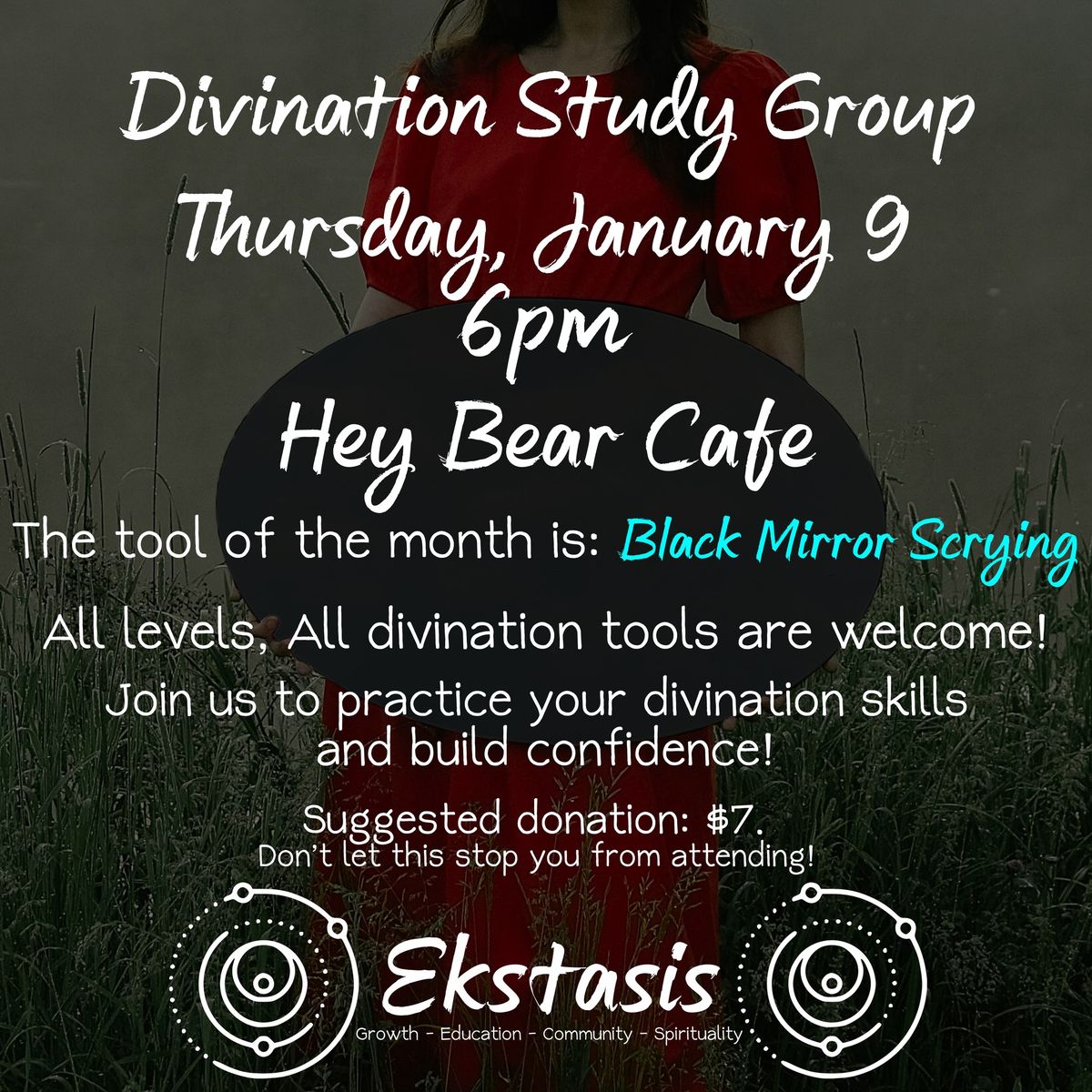 Divination Study Group - Black Mirror Scrying