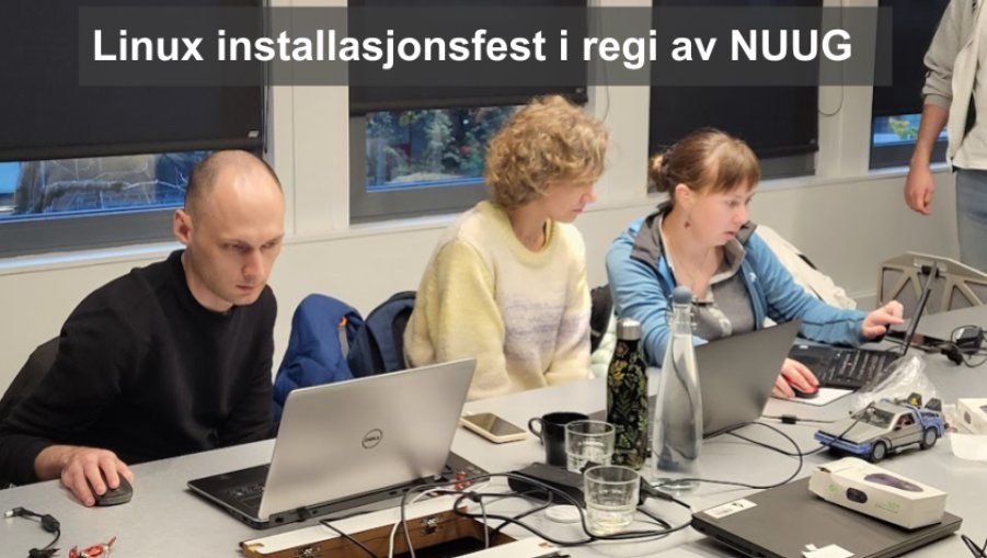 Linux installasjonsfest av Debian 13