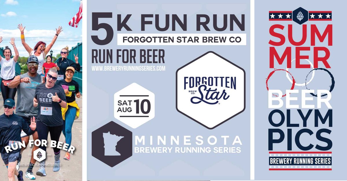 5k and Beer Olympics x Forgotten Star Brew Co | 2024 MN Brewery Run