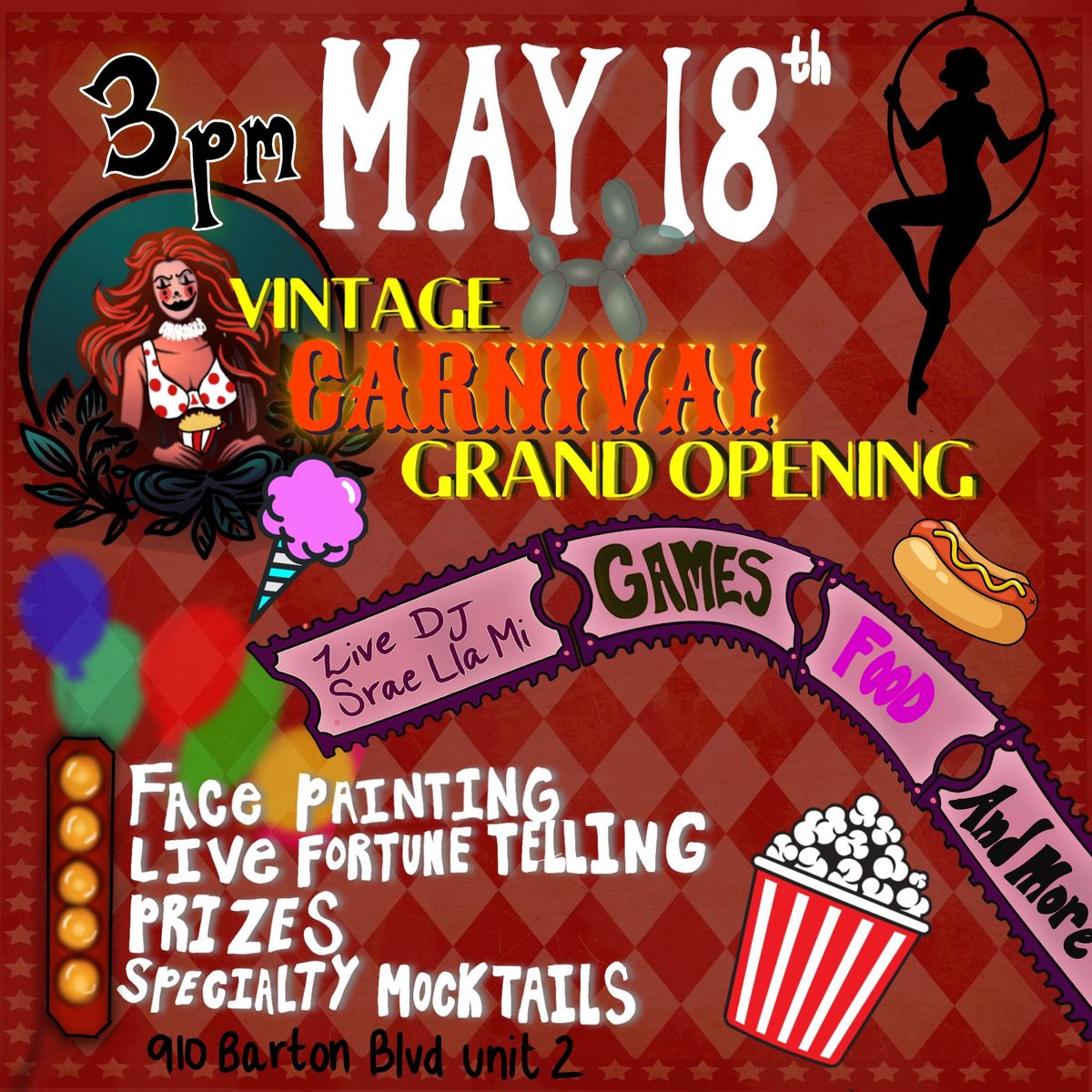 Vintage Carnival Grand Opening