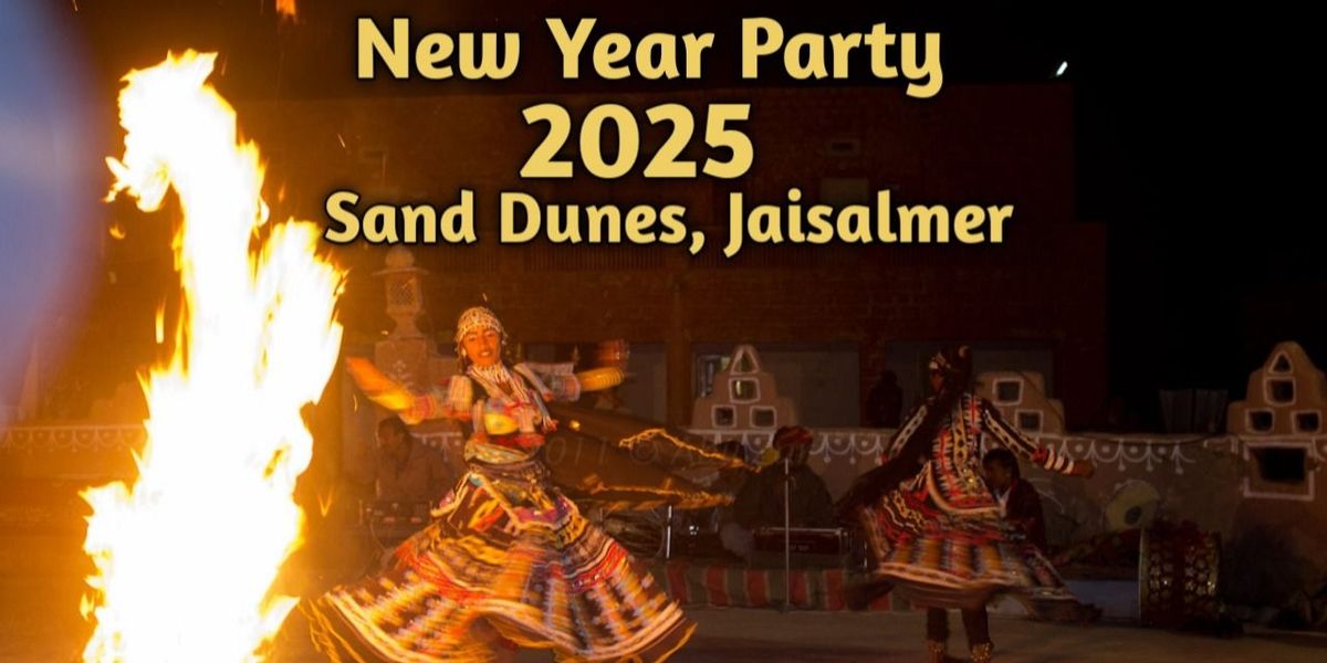 New Year Party at Desert ( Sand Dunes )