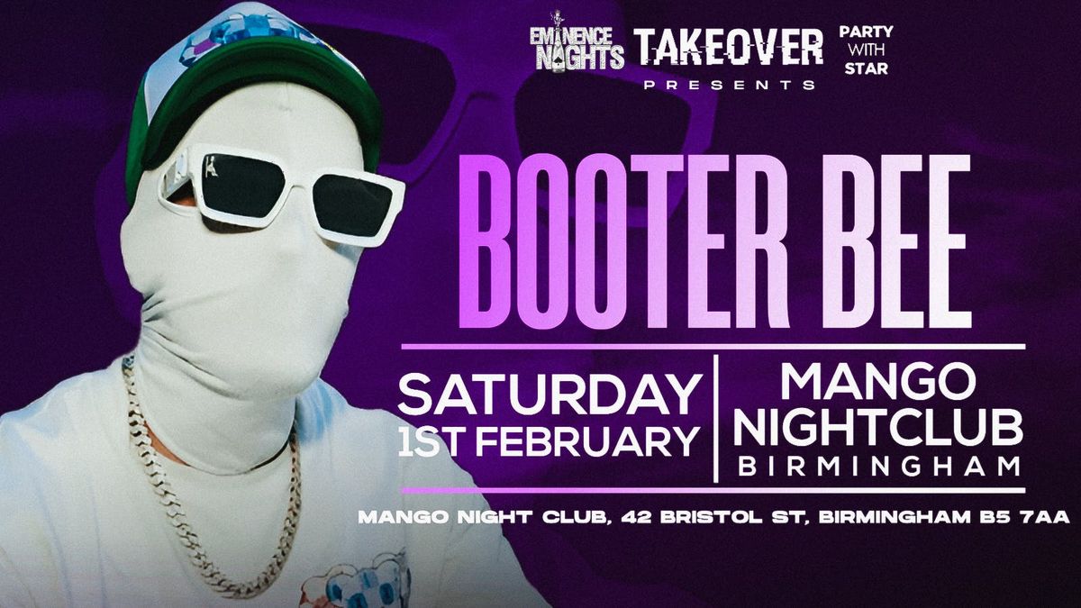 BOOTER BEE PERFORMING LIVE - BIRMINGHAM