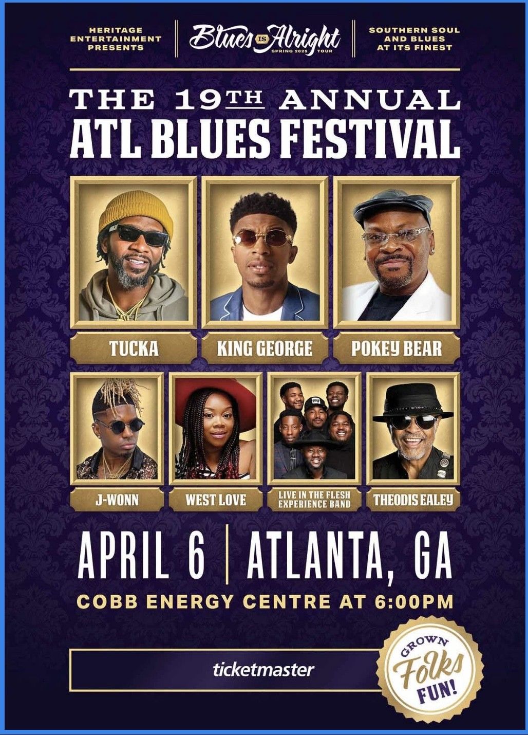 The Blues Is Alright Tour: The 19th Annual ATL Blues Festival