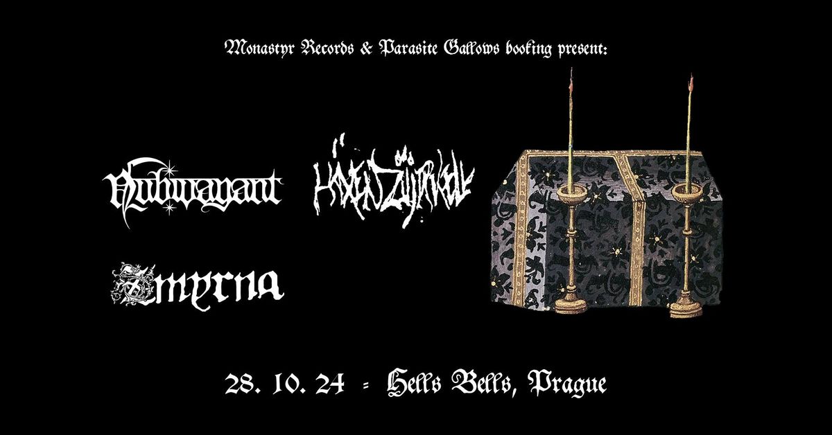 Nubivagant + H\u00e4xenzijrkell + Zmyrna - Hells Bells, Praha