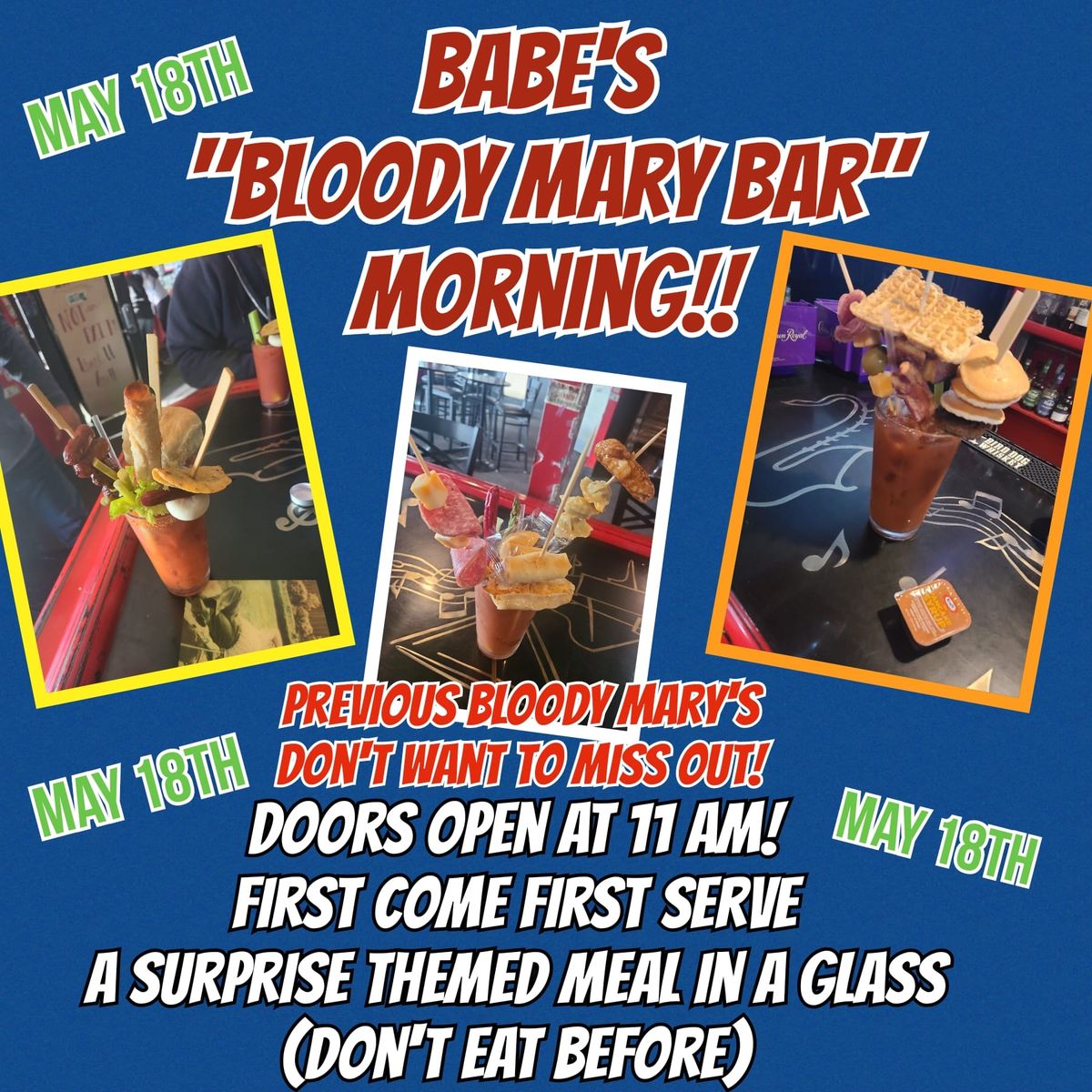 Babe's Bloody Mary Bar 