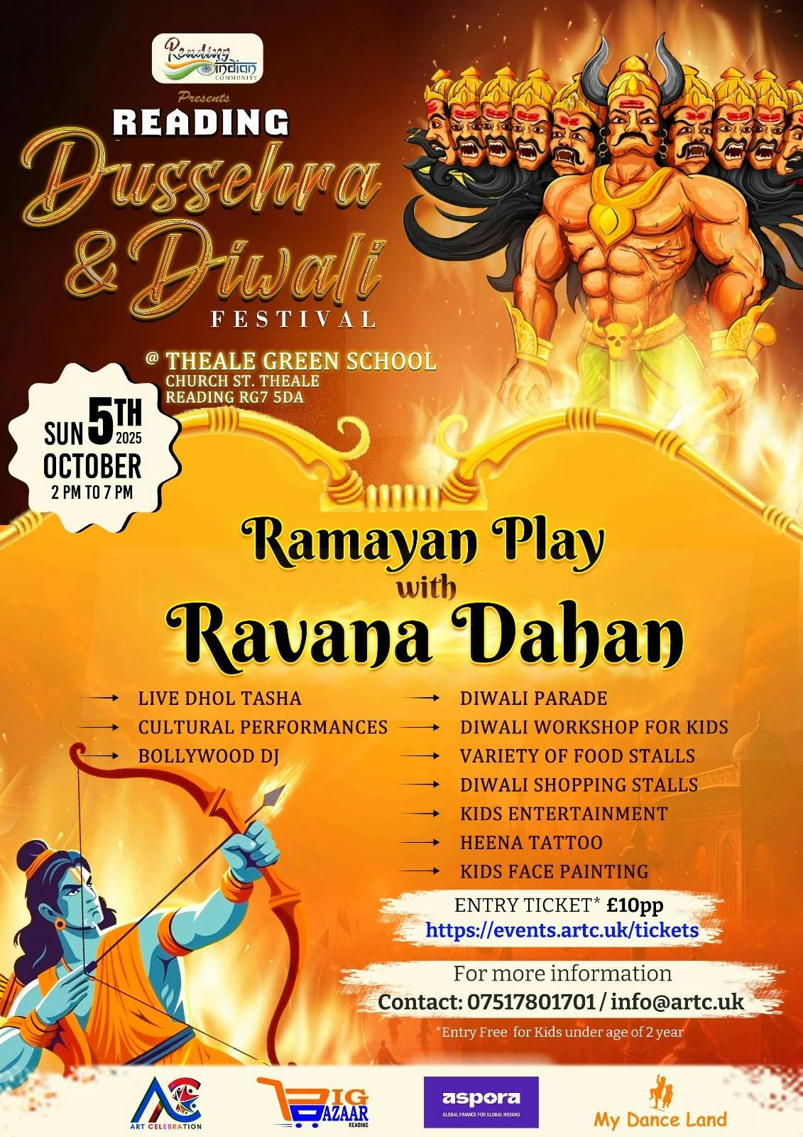 Reading Dussehra and Diwali Festival