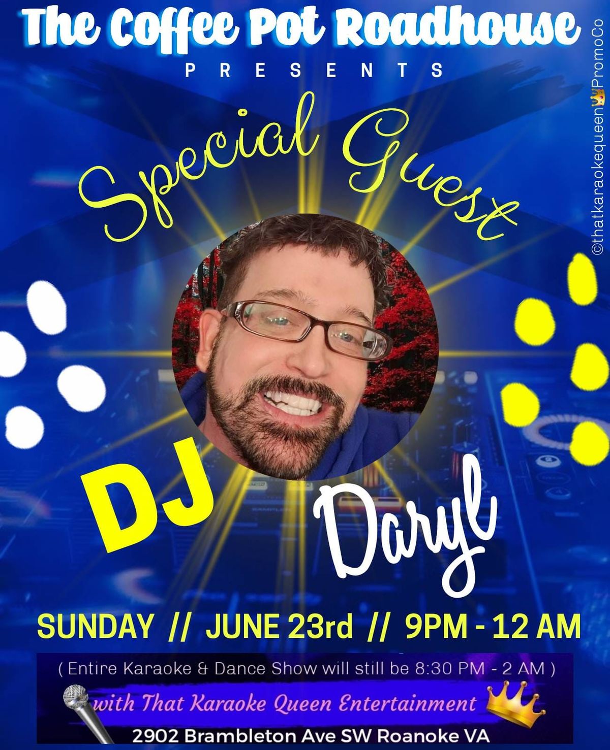 Sunday Karaoke with Special Guest KJ, DJ Daryl