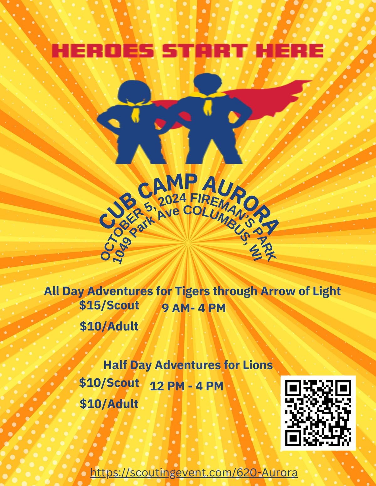 Northern Lights District Presents: Cub Camp Aurora