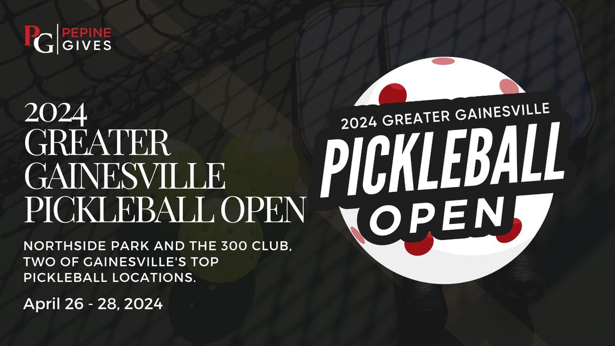 Pepine Gives 2024 Greater Gainesville Pickleball Open