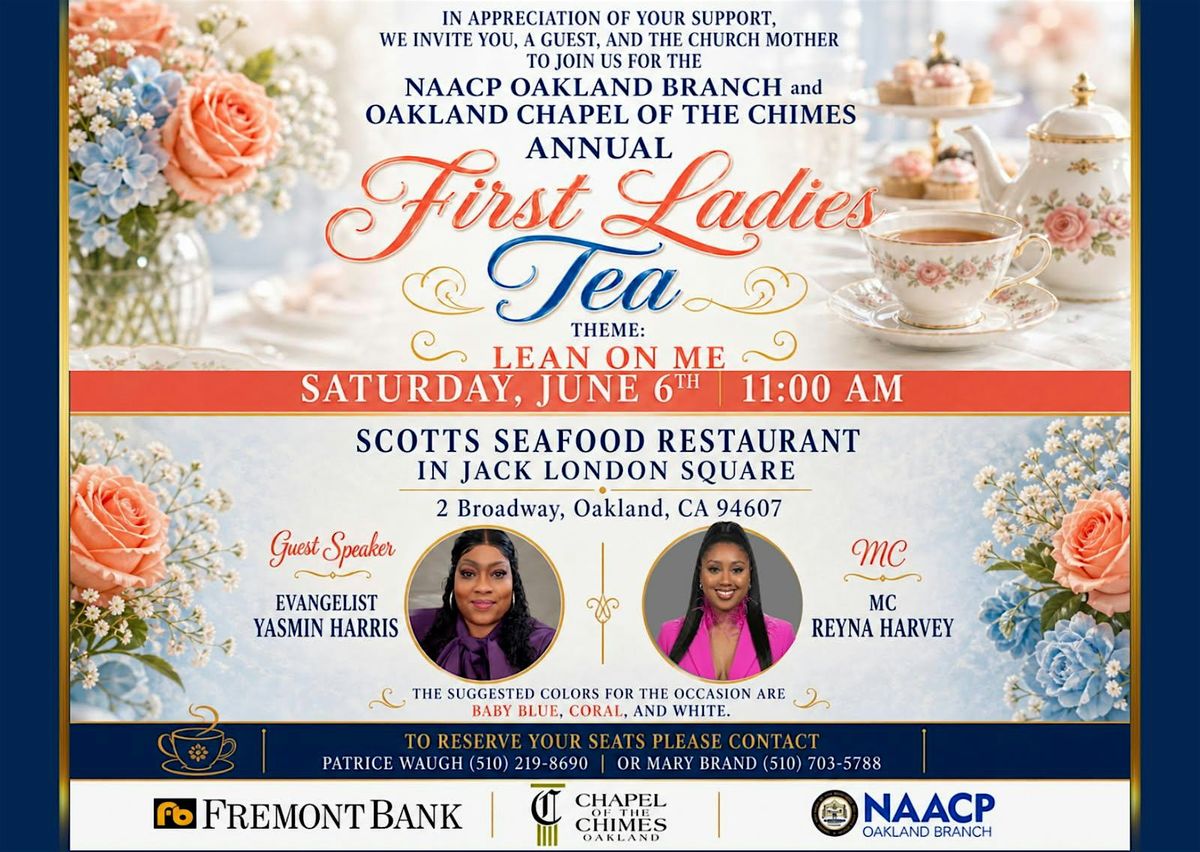 "Lean On Me" Annual First Ladies Tea
