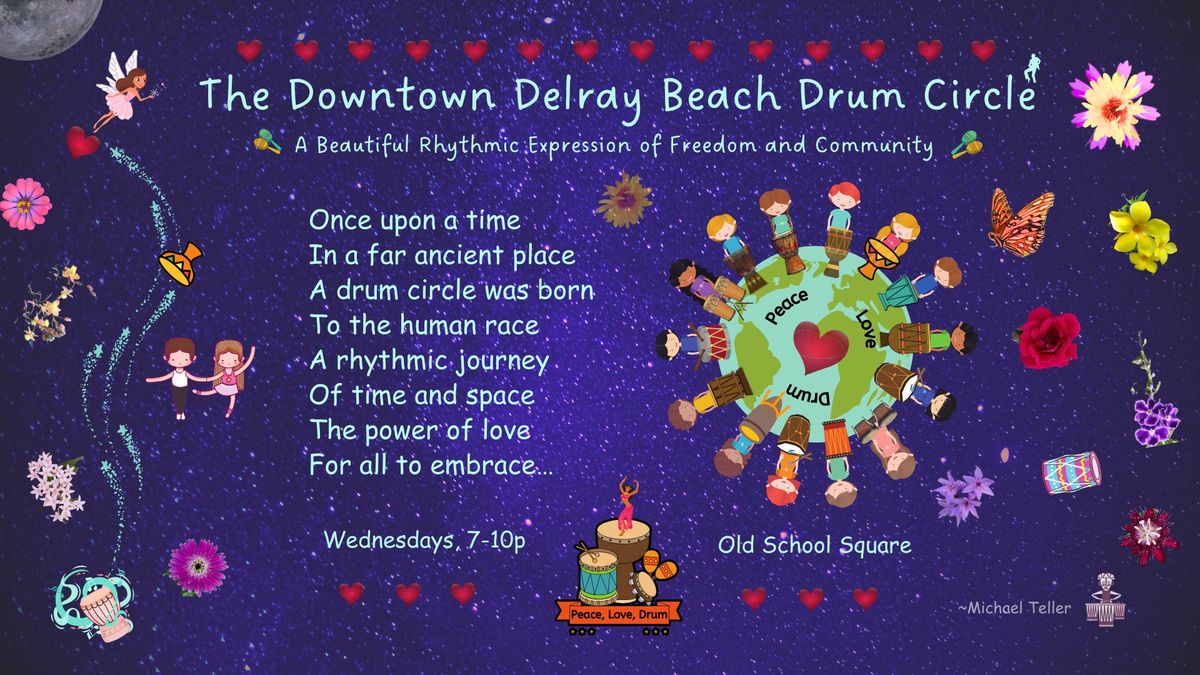 Downtown Delray Beach Drum Circle 