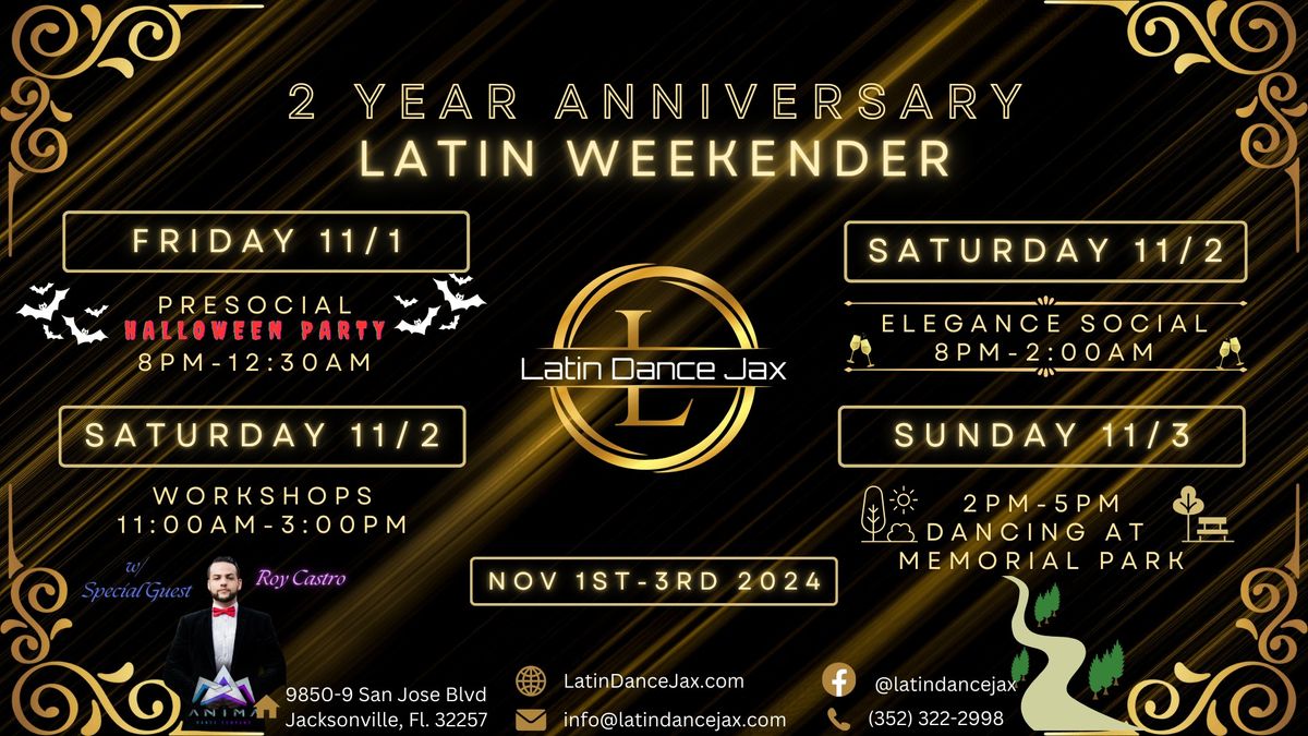 Latin Dance Jax's 2-Year Anniversary Social: Save The Date!