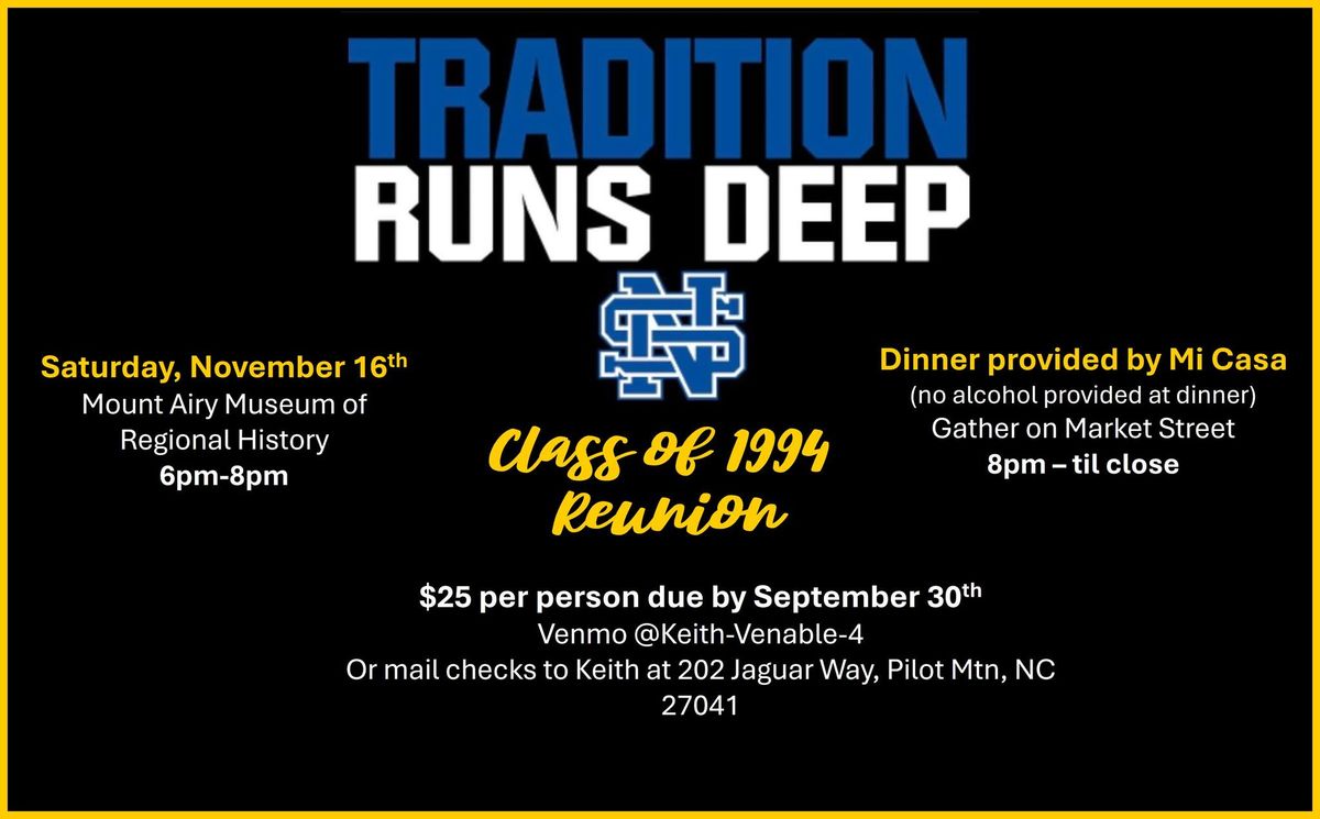 North Surry Class of 1994 Reunion