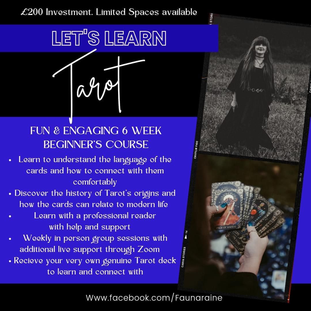 6 Week Tarot Course for Beginners 