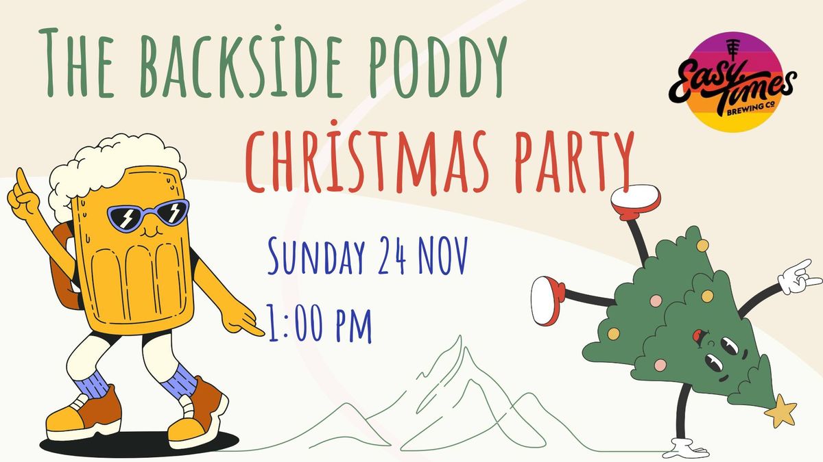 The Backside Poddy Christmas Party