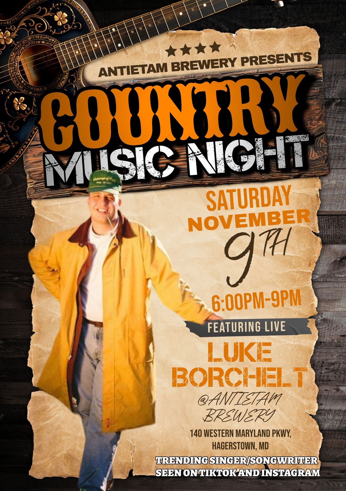 Luke Borchelt Live at Antietam Brewery 