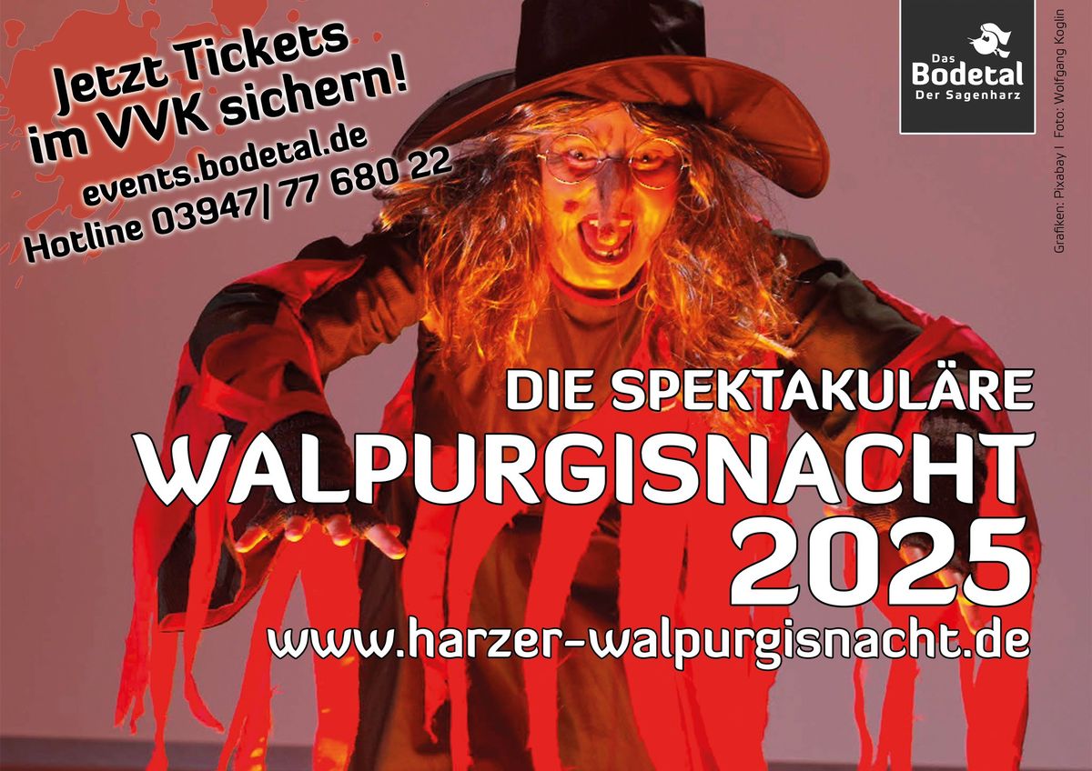 DIE spektakul\u00e4re Walpurgisnacht 2025