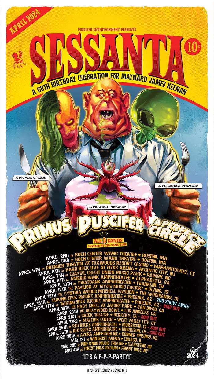 A Perfect Circle with Primus and Puscifer