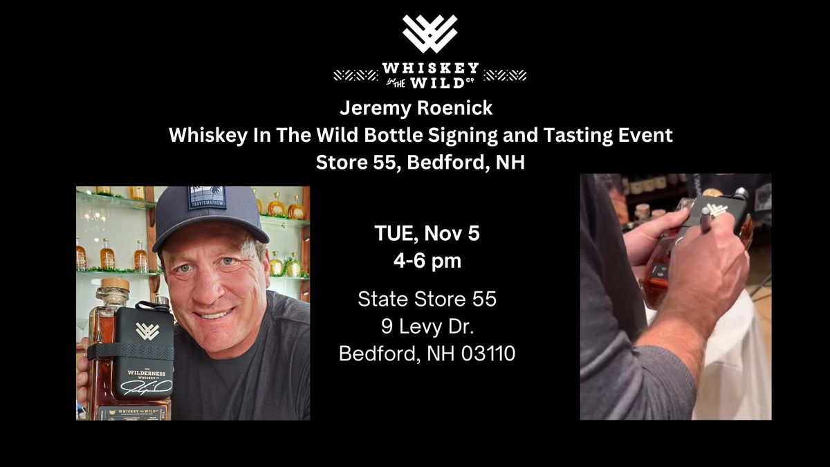 Jeremy Roenick- Whiskey in the Wild Co Bottling Signing In Bedford, NH