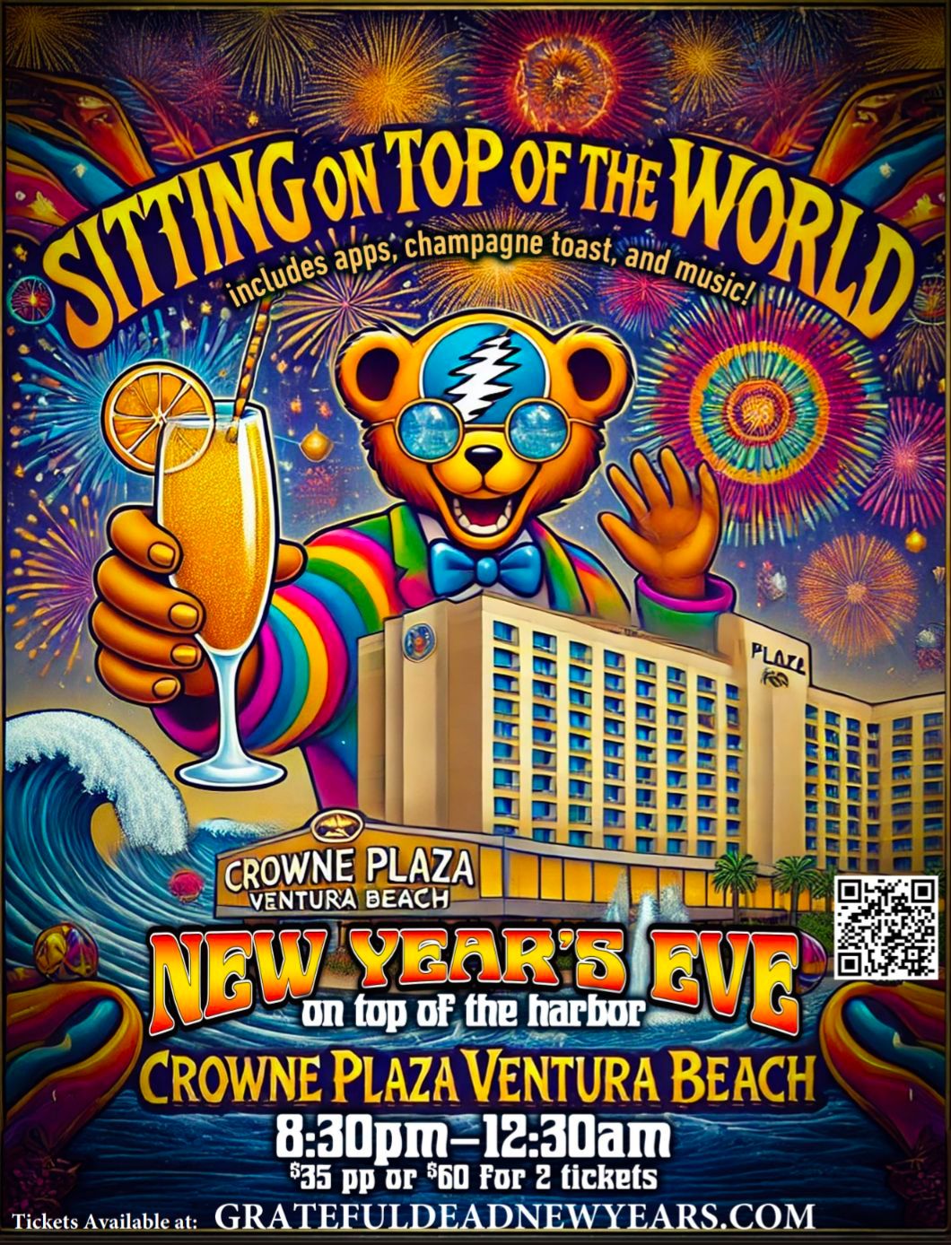 Sitting on Top of the World: A Grateful Dead NYE in the Grand Ballroom at Crowne Plaza Ventura