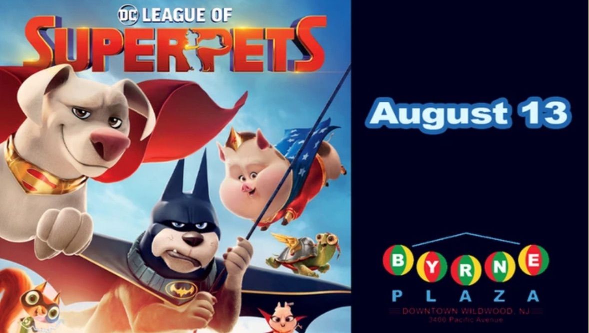 Downtown Wildwood Free Family Movie Night: League of Superpets