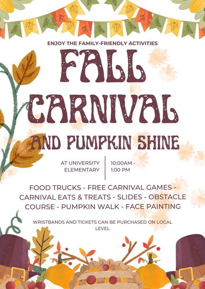 University Elementary Fall Carnival and Pumpkin Shine