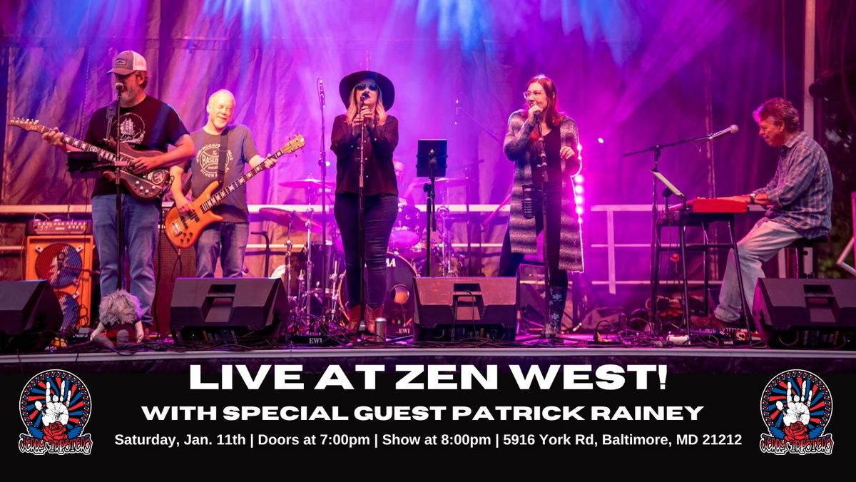 Jerry Tripsters - Jerry Garcia Band Tribute Live At Zen West with Patrick Rainey!! 