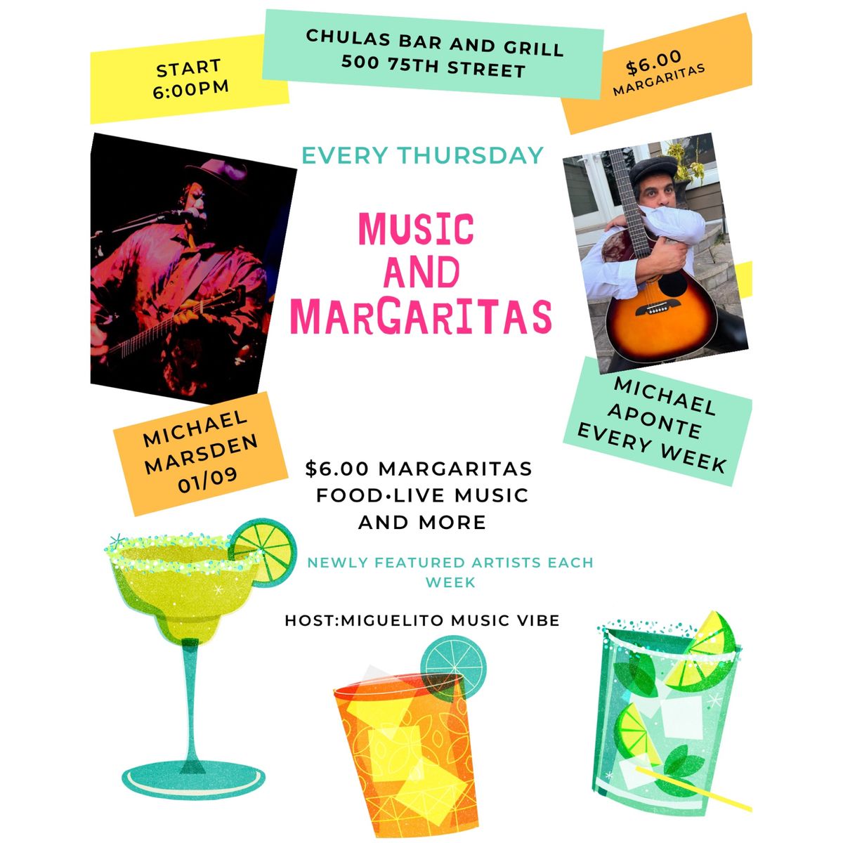 Music and Margaritas at Chula\u2019s 