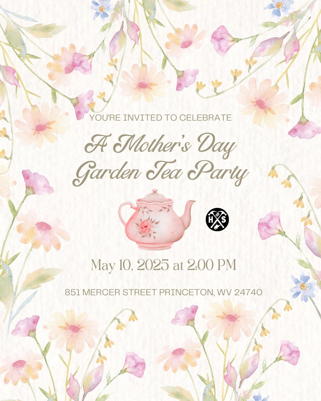 A Mother\u2019s Day Garden Tea Party