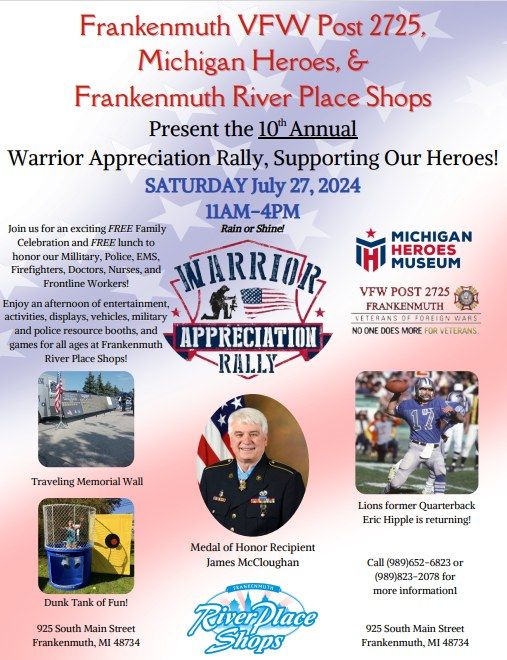 Warrior Appreciation Rally, Supporting Our Heroes