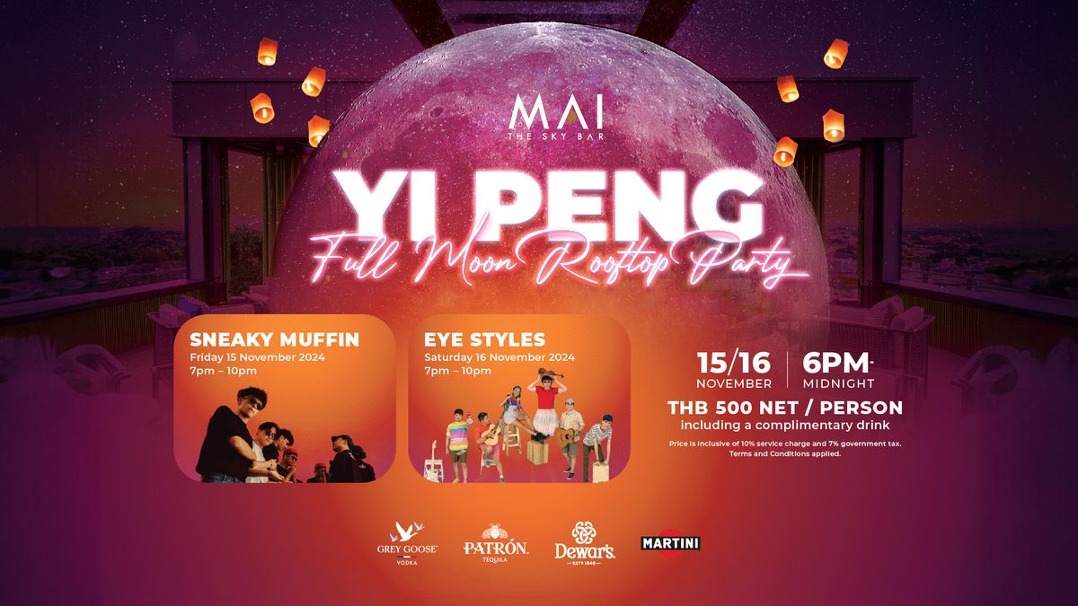 Yi Peng Full Moon Party at MAI The Sky Bar