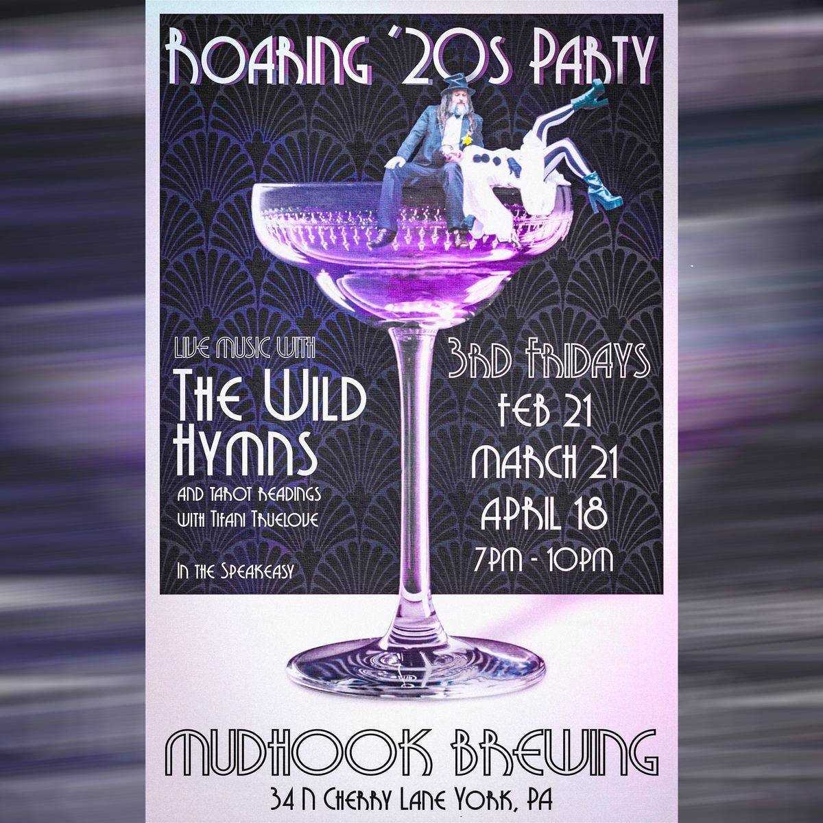 Roaring 20s Party with music by The Wild Hymns & Tarot with Tifani Truelove